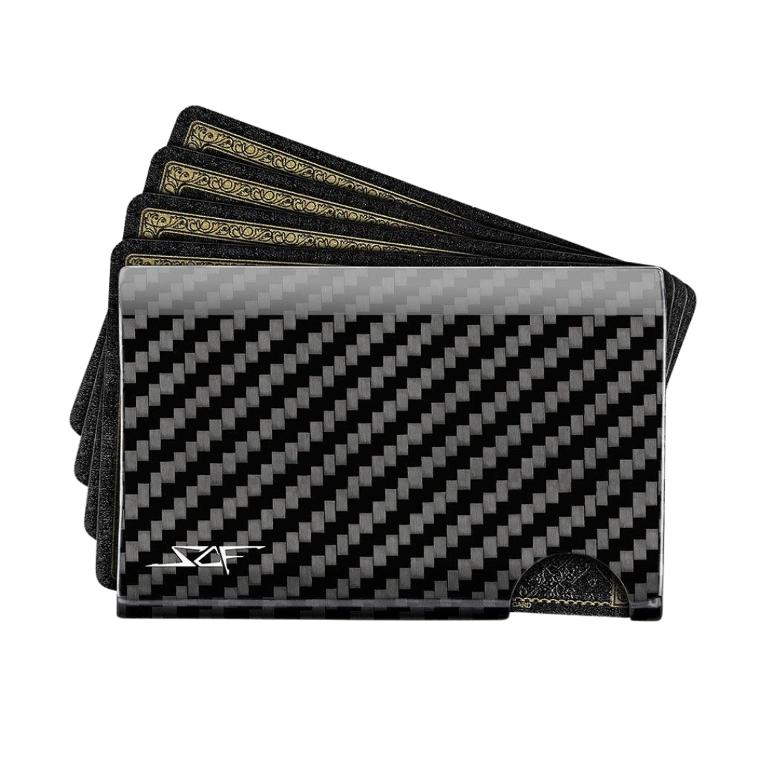 Carbon Fiber Cash & Card Slim Wallet