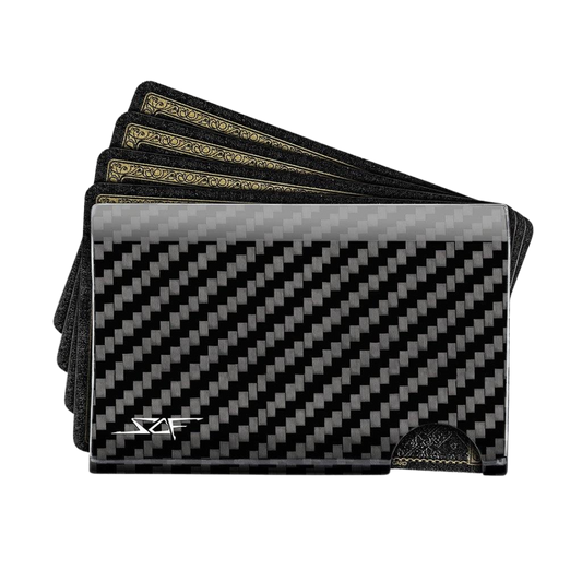 Carbon Fiber Cash & Card Slim Wallet