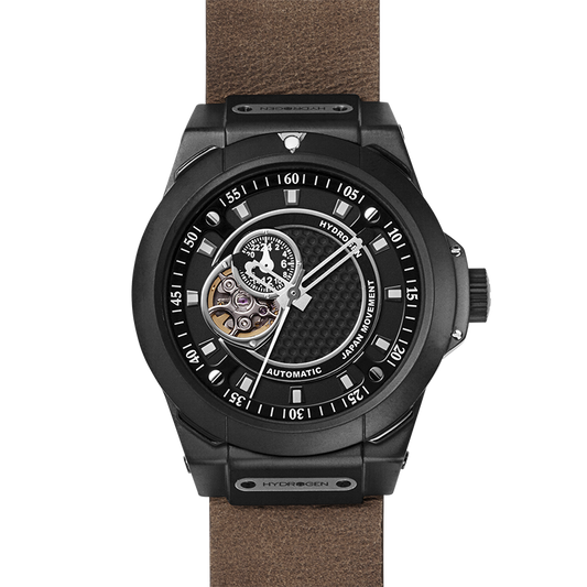 Vento Black Nato Leather