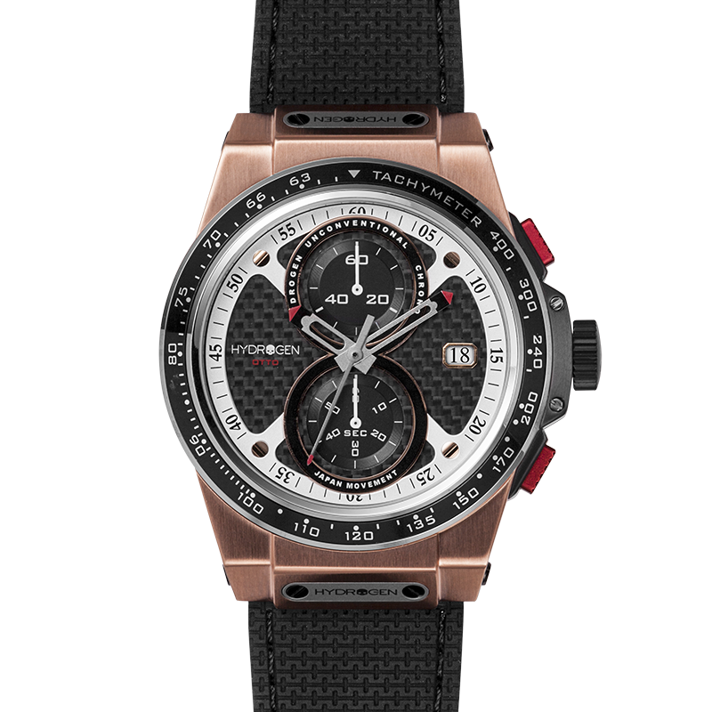 Otto Chrono Black Rose Gold