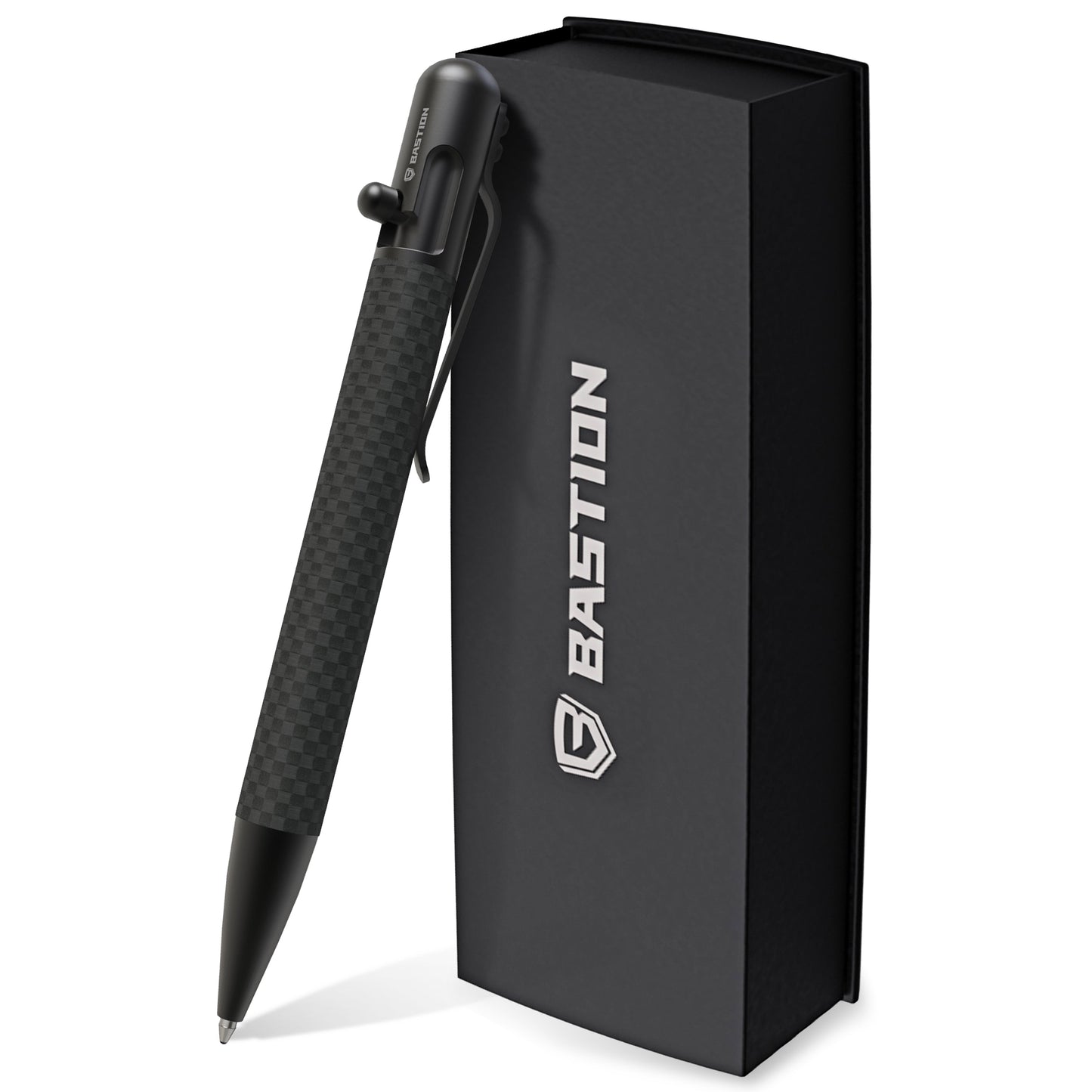 Carbon Fiber Stainless Steel Bolt Action Pen