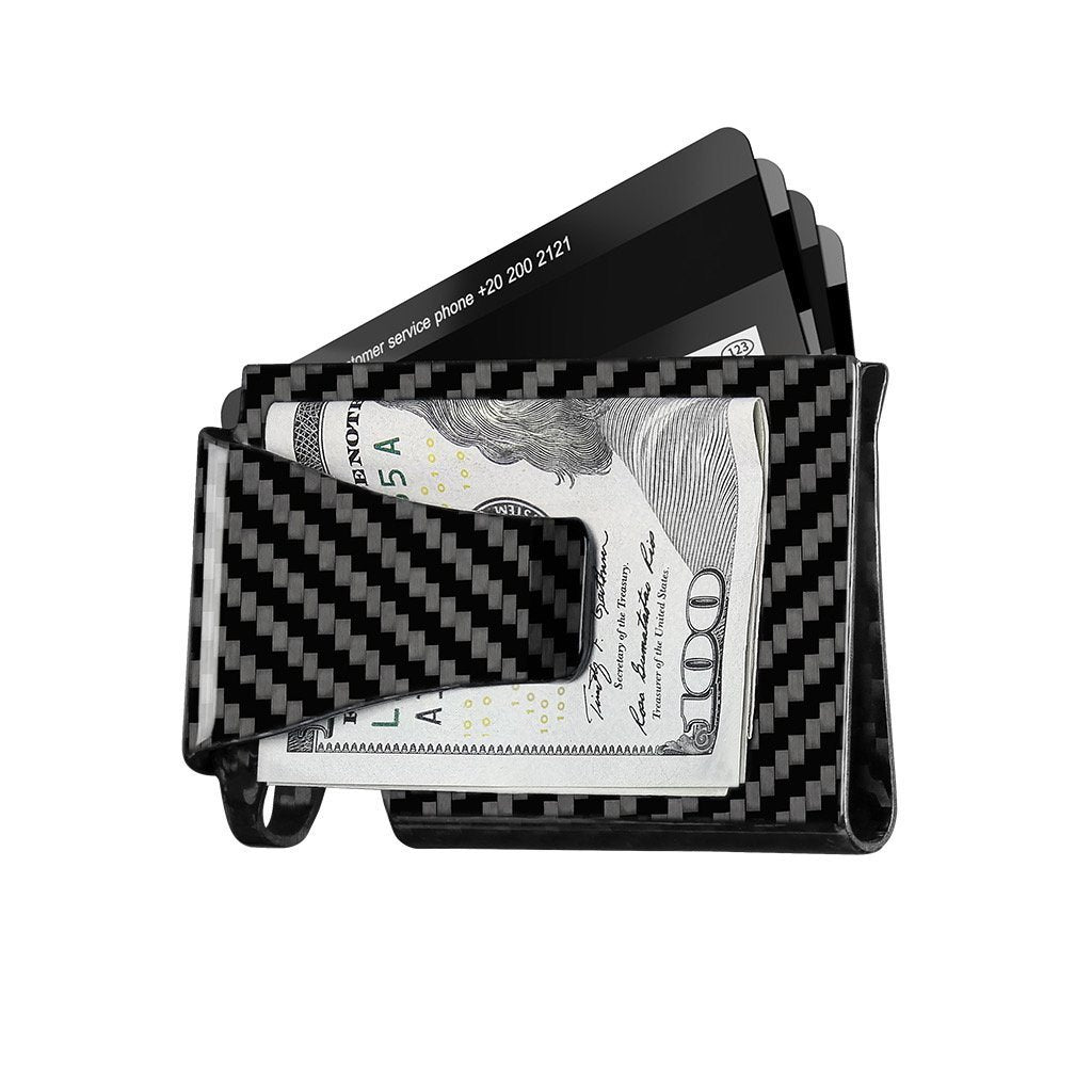 Carbon Fiber Cash & Card Slim Wallet