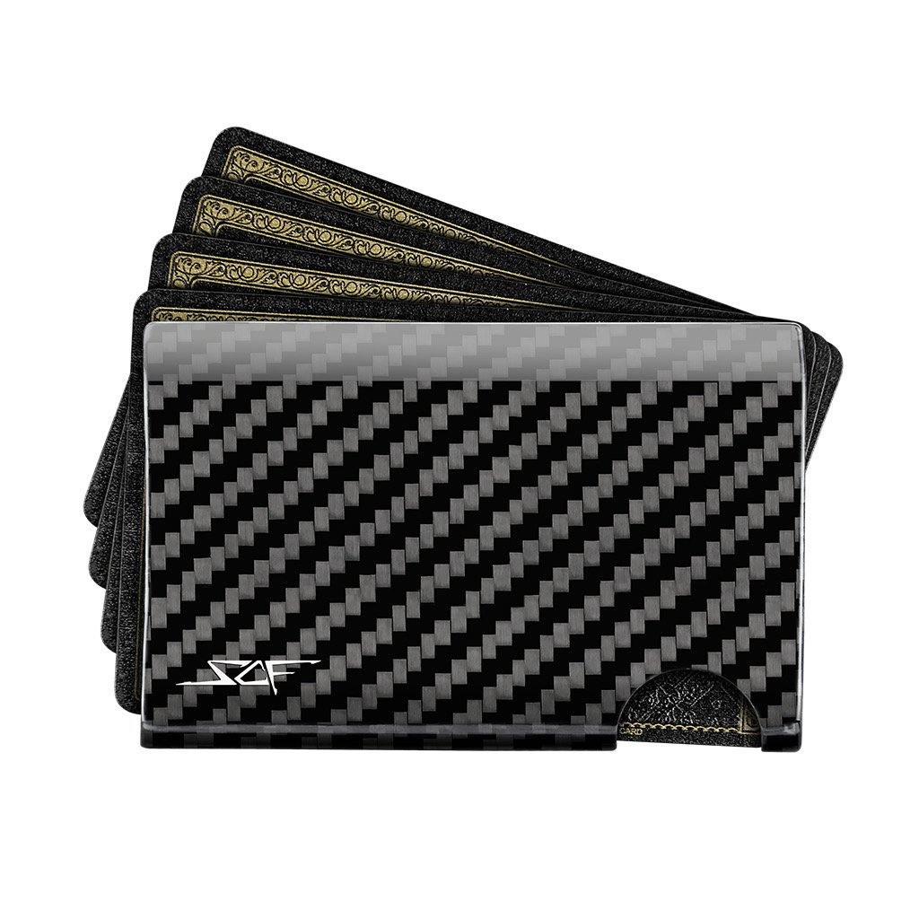 Carbon Fiber Cash & Card Slim Wallet